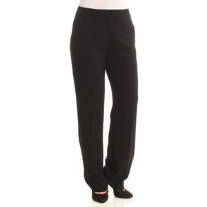 TAHARI Womens Black Straight leg Wear To Work Pants 6